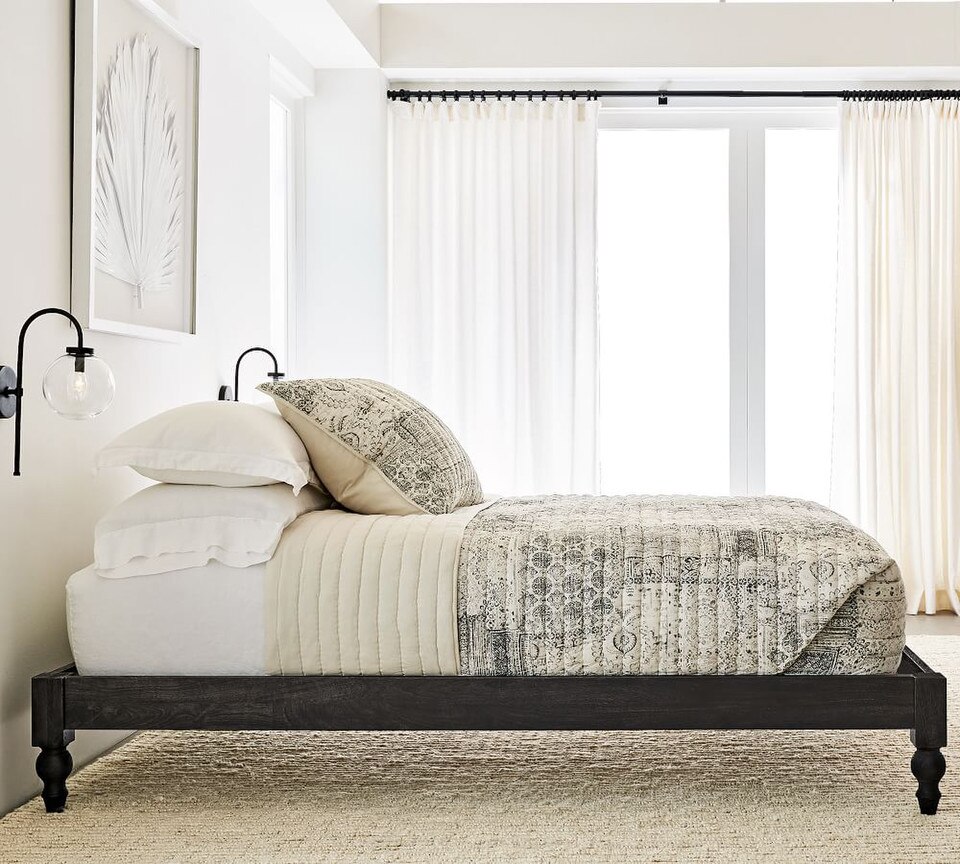 Astoria Platform Bed Frame Pottery Barn Australia